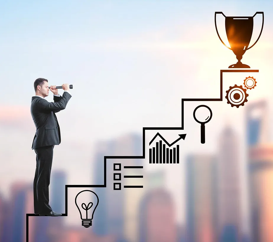 Climbing the steps to business success